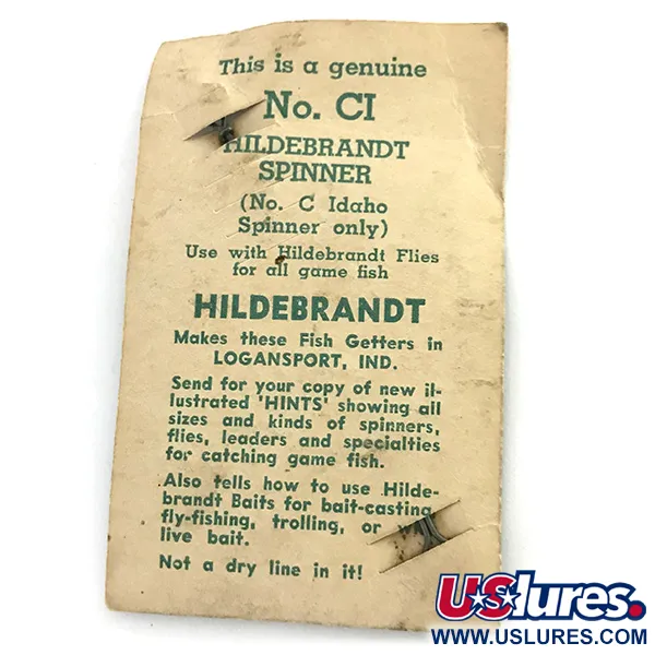 Hildebrandt 3 Spinner, Nikkel, 3g, Dubbel blad, #8519