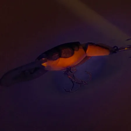 Rapala Shad Rap Jointed RS 05 Plug, Orange, 8g, UV-reactief, #8526