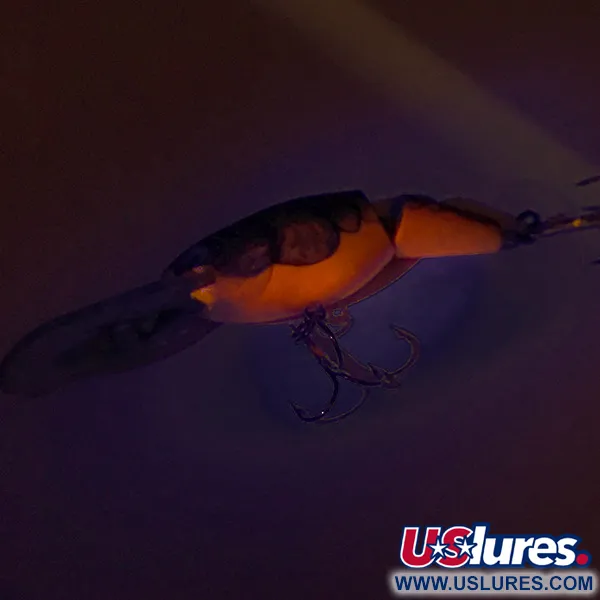 Rapala Shad Rap Jointed RS 05 Plug, Orange, 8g, UV-reactief, #8526