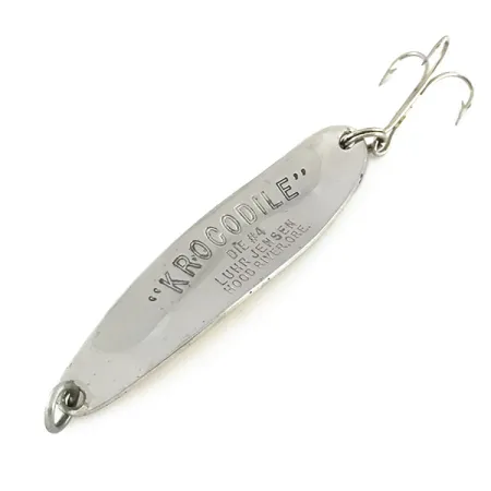 Luhr Jensen Krocodile Die #4 Lepel, Nikkel / Goud, 14g, #8533