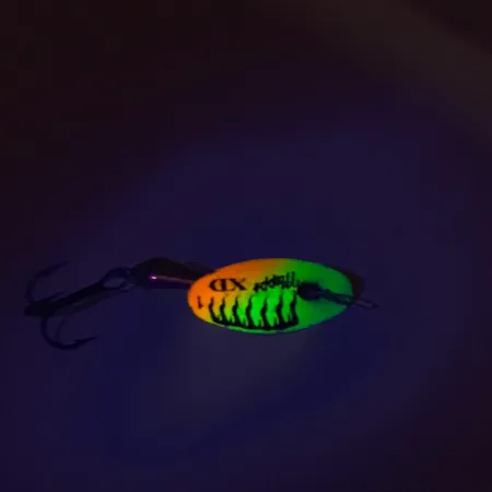 Mepps XD 1 Spinner, Rainbow Flame, 2.7g, UV-reactief, #8535