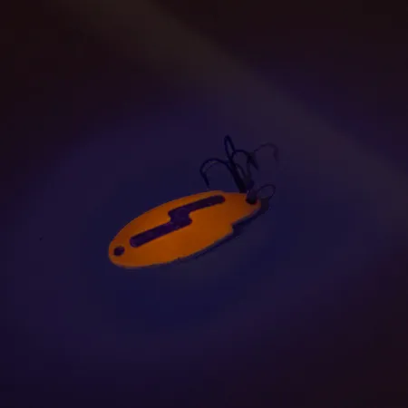 Acme Thunderbolt UV Lepel, Fluorescent Orange / Nickel, 3,5g, #8549