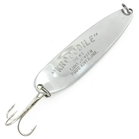 Luhr Jensen Krocodile Die #5 Lepel, Nikkel, 28g, Schubbenpatroon, #8576