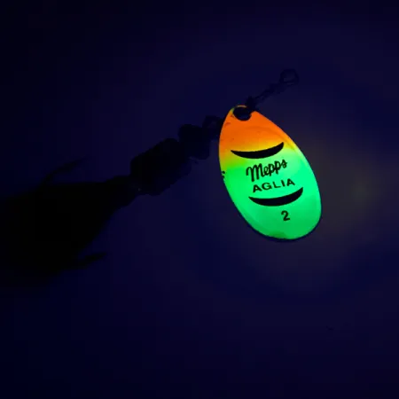 Mepps Aglia 2 dressed Spinner, Rainbow, 4,7g, eekhoornstaart, #8583