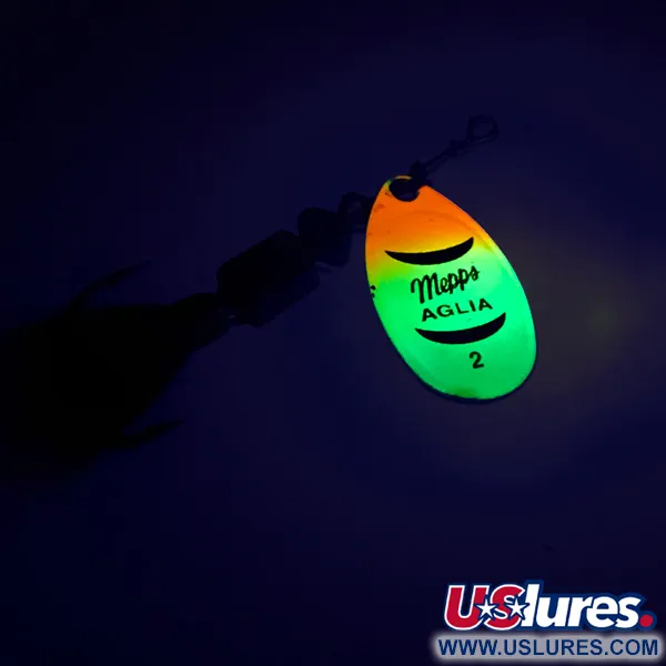 Mepps Aglia 2 dressed Spinner, Rainbow, 4,7g, eekhoornstaart, #8583