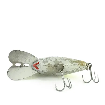 Bill Norman Quarterback Shallow Plug, Zilver/Chartreuse, 7g, Glow, #8591