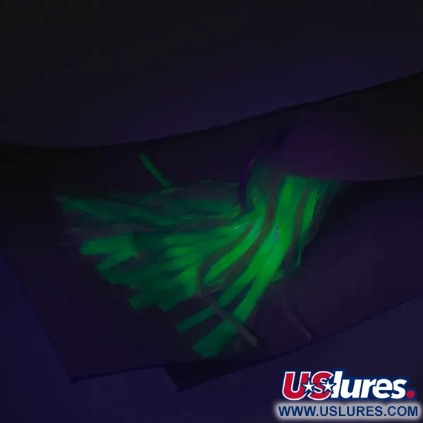 Hydro Lures Weedless Hydro Spoon, 11g, Wit/Groen/Rood, Wierloze Lepel #9258