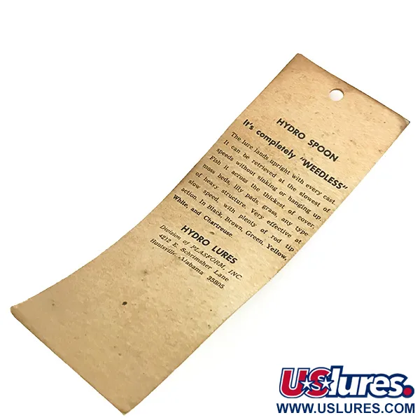 Hydro Lures Weedless Hydro Spoon, Groen, 17g, Weedless, #8596