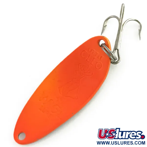 Seneca Little Cleo (Hula Girl) Lepel, Nickel/Orange, 10g, #8609