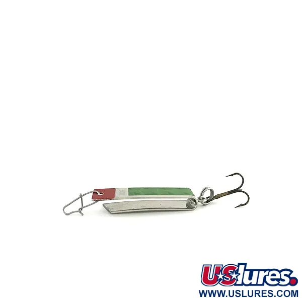 South Bend Super-Duper 502 Lepel, Nikkel/Rood/Groen, 2,5g, #8620