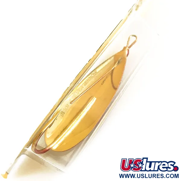 Weedless Johnson Silver Minnow Lepel, Rood/Zwart/Goud, 14g, #8625