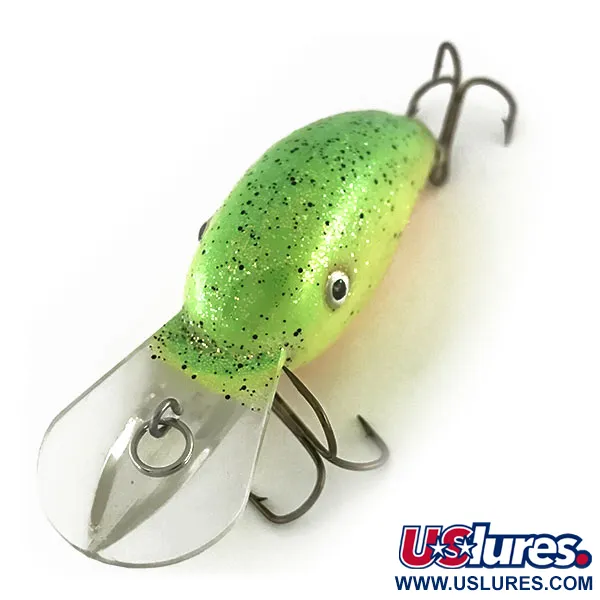 Strike King 4XD Crankbait, Chartreuse, 10g, Dieplopend, #9238
