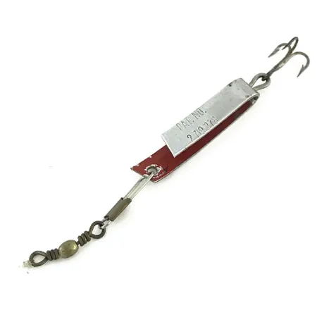 South Bend Super Duper 500 Lepel-Spinner, Nikkel/Rood, 1,4g, #8642