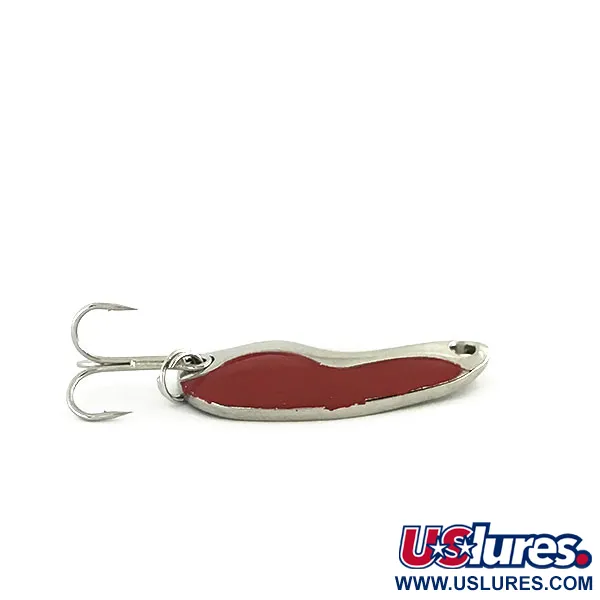 Acme Kamlooper Junior Lepel, Wit/Rood/Nikkel, 7g, Golfpatroon, #8643