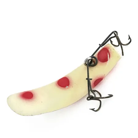 Yakima Bait FlatFish F6 Kunstaas, Wit / Rood, 3g, Spreader Bar, #8668
