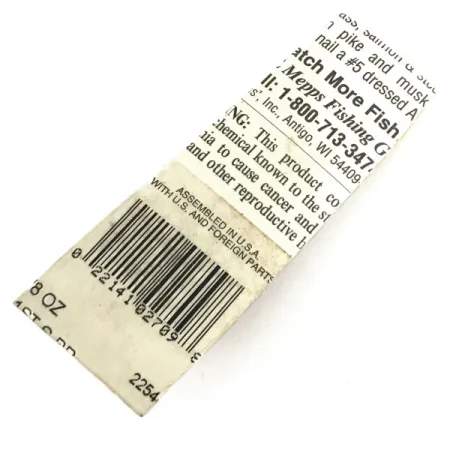 Mepps Aglia 1 dressed Spinner, Zilver, 3,5g, Gevederde dreg, #8678