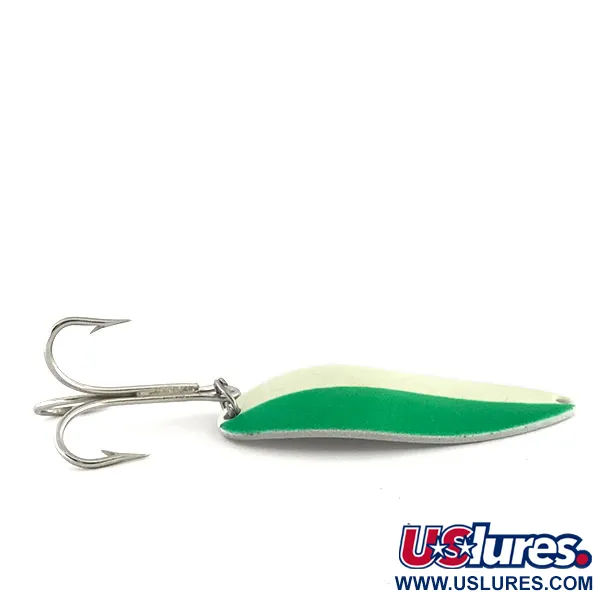 Seneca Little Cleo (Hula Girl) Glow Lepel, Groen/Wit, 21g, #8684