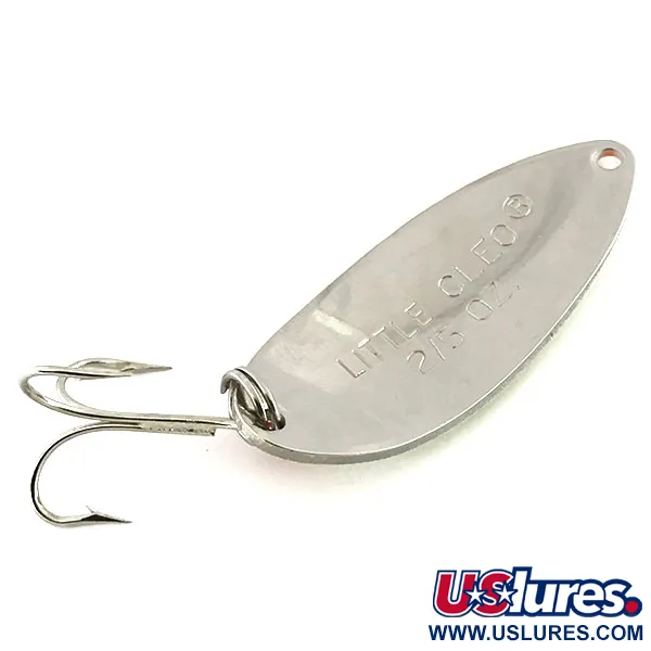 Acme Little Cleo Glow Lepel, Wit/Oranje/Nikkel, 11g, Glow, #8687