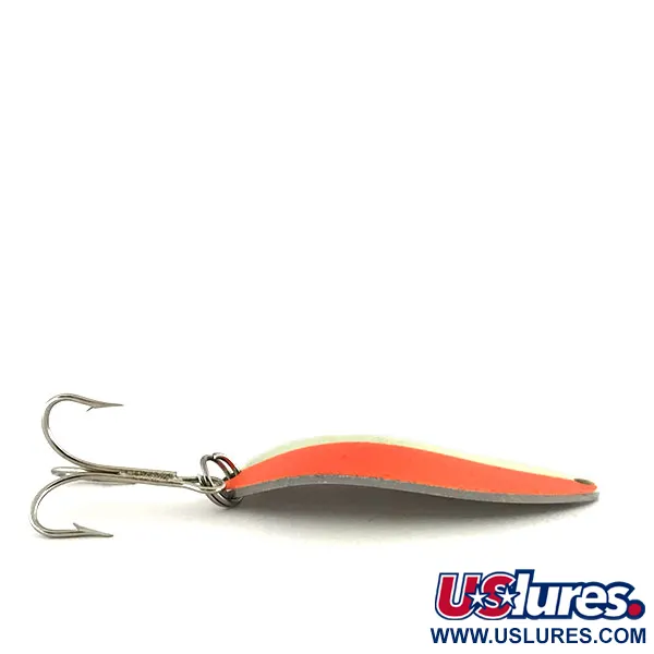 Acme Little Cleo Glow Lepel, Wit/Oranje/Nikkel, 11g, Glow, #8687