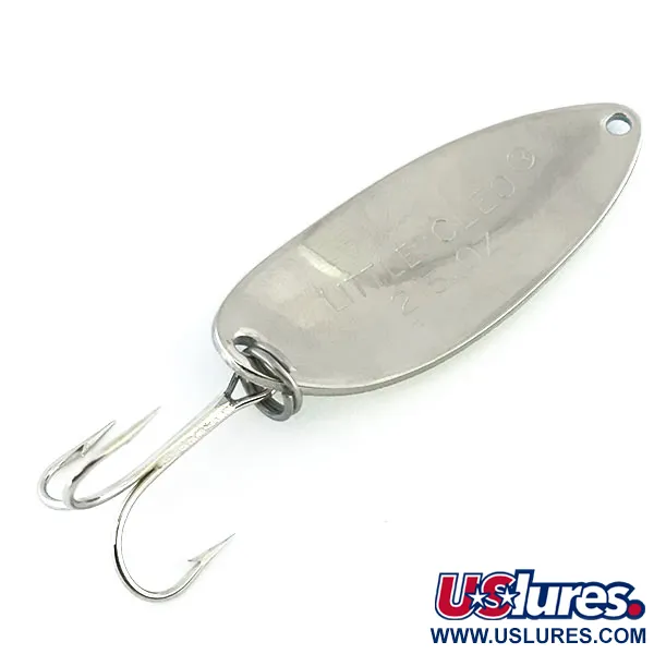 Acme Little Cleo Glow Lepel, Blauw/Wit/Nikkel, 11g, Glow, #8688