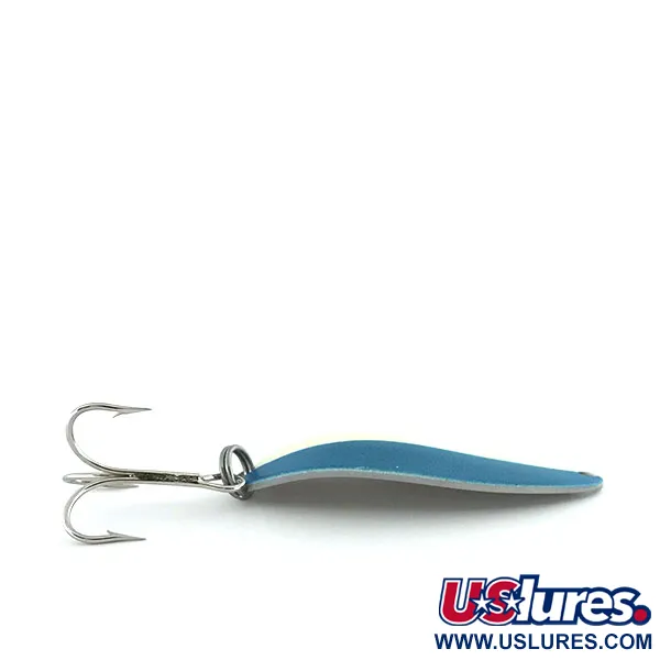 Acme Little Cleo Glow Lepel, Blauw/Wit/Nikkel, 11g, Glow, #8688