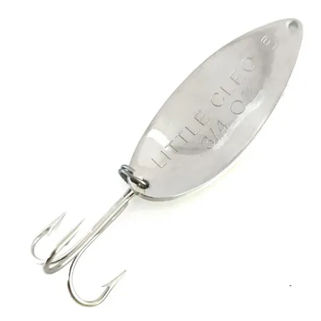 Acme Little Cleo Glow Lepel, Wit/Rood/Nikkel, 21g, Glow, #8689