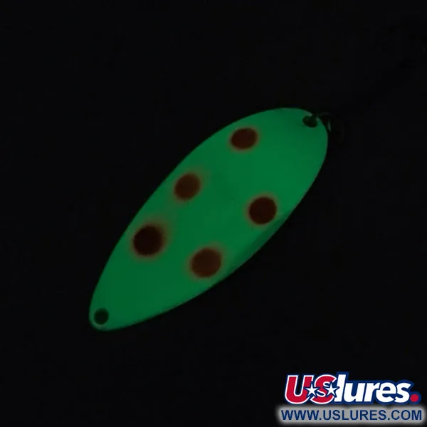 Acme Little Cleo Glow Lepel, Wit/Rood/Nikkel, 21g, Glow, #8689