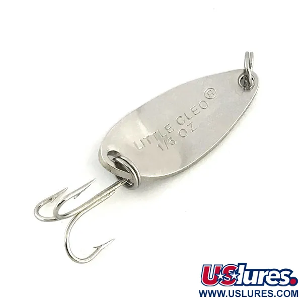 Acme Little Cleo Lepel, Nikkel / Blauw, 3.5g, USA-makelij, #8694