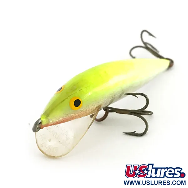 Rapala Countdown S7 Plug, Chartreuse, 8g, lichtgevend, #8704