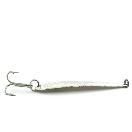 Dardevle Flutter-Chuck 3500 Lepel, Gehamerd zilver, 8g, #8728