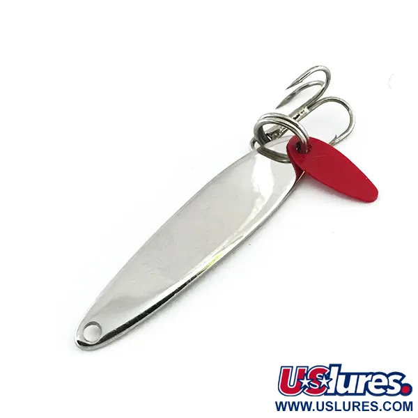 Bay de Noc Swedish Pimple Lepel, Nikkel, 4.5g, Verticaalvissen, #8730