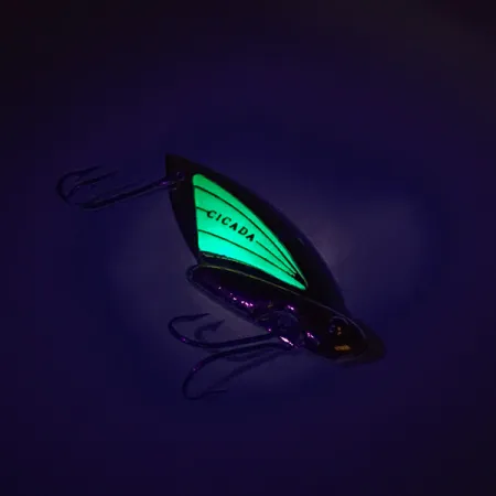 Reef Runner Cicada Blade Bait, Goud / Groen, 6g, VS, #8745