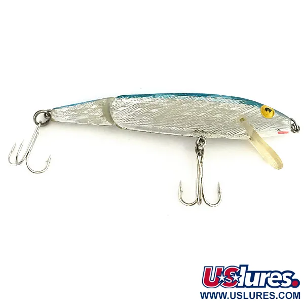 Rebel Floater Jointed Minnow, Zilver/Blauw, 7g, Tweedelig, #8748