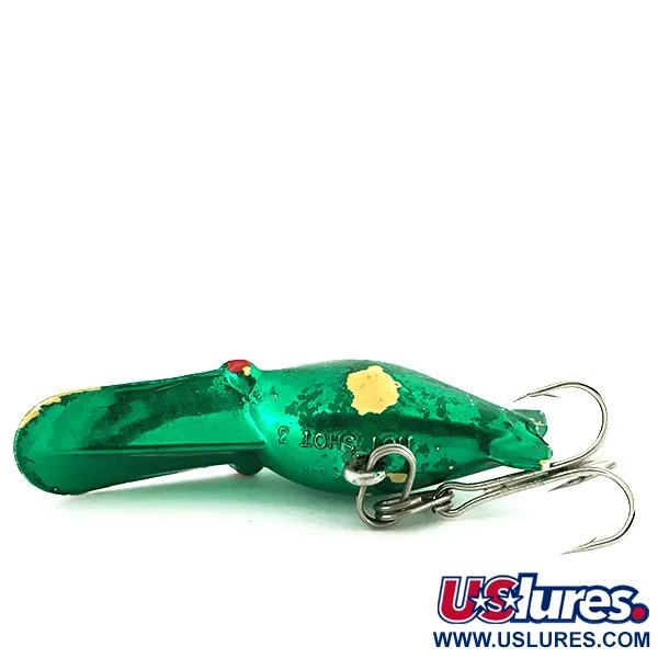 Luhr Jensen Hot Shot 3, 5,5g, Groen Metallic, Plug #8750