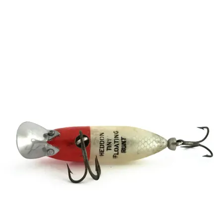 Heddon River Runt Tiny Floating Plug, Red Head, 7g, Vintage, #8751