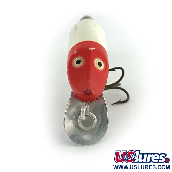Heddon River Runt Tiny Floating Plug, Red Head, 7g, Vintage, #8751