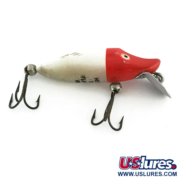 Heddon River Runt Tiny Floating Plug, Red Head, 7g, Vintage, #8751