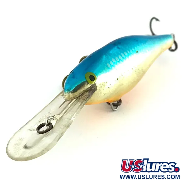 Rapala Shad Rap Deep Runner 07 Plug, Blauw/Zilver, 8g, Balsa, #8756