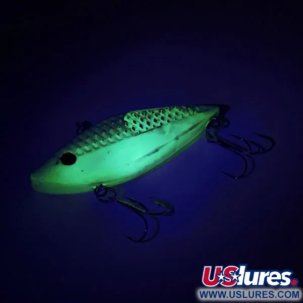 Strike King Diamond Shad UV Lipless Crankbait, Blauwgroen/UV, 12g, #8759