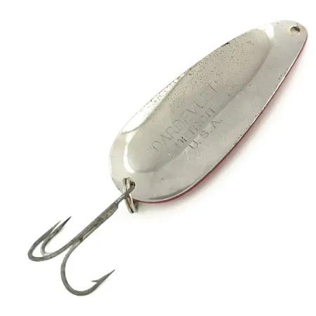 Eppinger Dardevle Dardevlet Lepel, Rood / Wit / Nickel, 21g, #8764