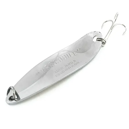 Luhr Jensen Krocodile Die #5 Lepel, Nikkel/Gouden Hologram, 28g, #8766