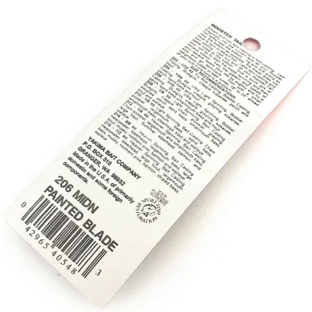 Worden’s Original Rooster Tail Spinner, Zwart, 1.77g, #206MIDN