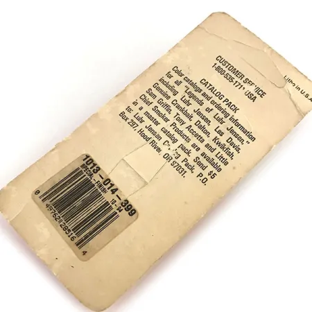 Luhr Jensen Little Jewel Lepel, Hammered Brass / Red, 7g, UV, #8789