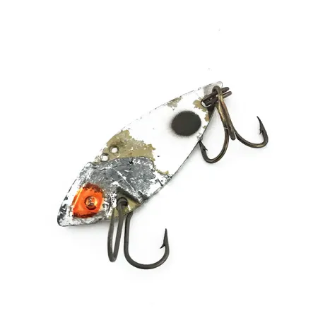 Cotton Cordell Gay Blade Blade Bait, Nikkel, 7g, Dubbele Ogen, #8822