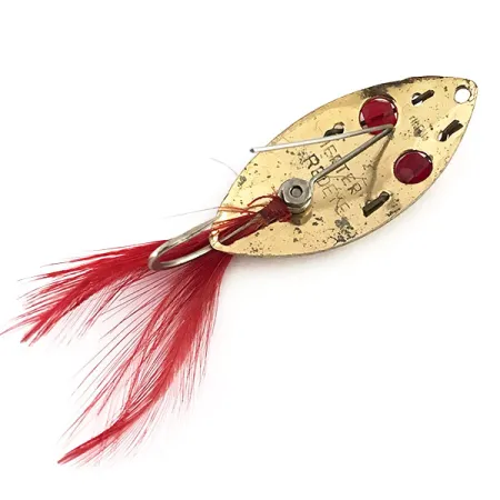 Weedless Herter's Lepel, Goud / Rood, 6g, Wierbeschermer, #8837