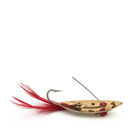 Weedless Herter's Lepel, Goud / Rood, 6g, Wierbeschermer, #8837