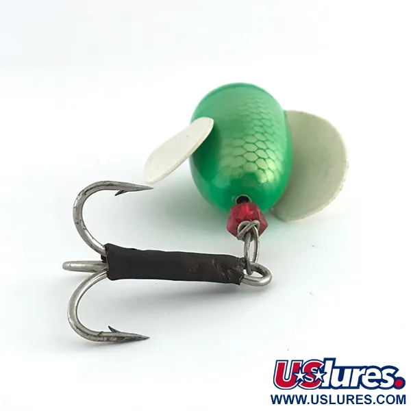 Luhr Jensen Spin-n-Glo Lokas, Groen, 11g, Gevleugeld model, #8856