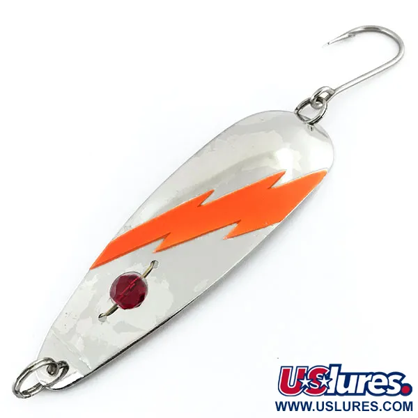 Red Eye Evil Eye UV Lepel, Nikkel/Oranje/Red Eye, 9g, UV, #8872