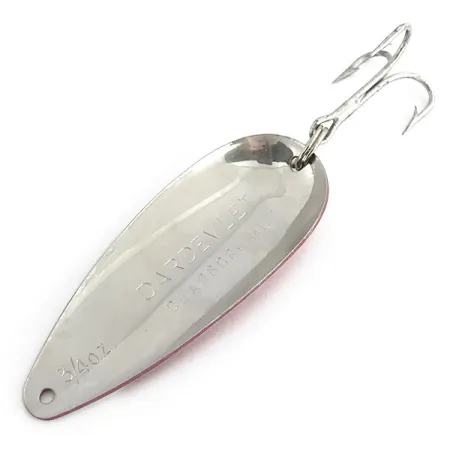 Dardevle Dardevlet Lepel, Rood / Wit / Nikkel, 21g, Eppinger, #8879