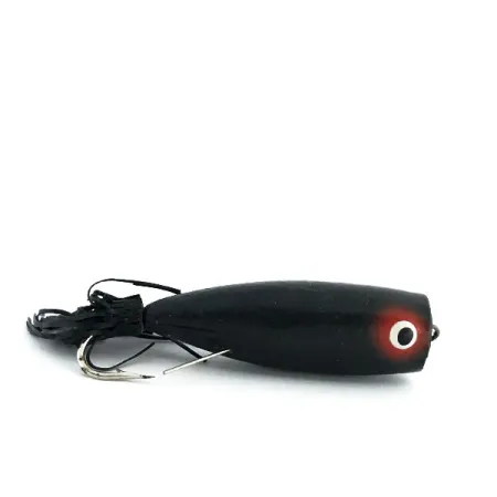 Burke Weedless Popper Oppervlakkunstaas, Zwart, 7g, Weedless, #8889